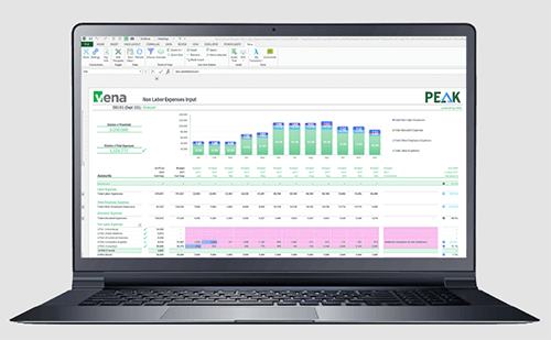 Vena budgeting and forecasting software - centralised and integrated database