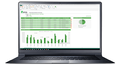 Vena financial close software - intuitive reporting